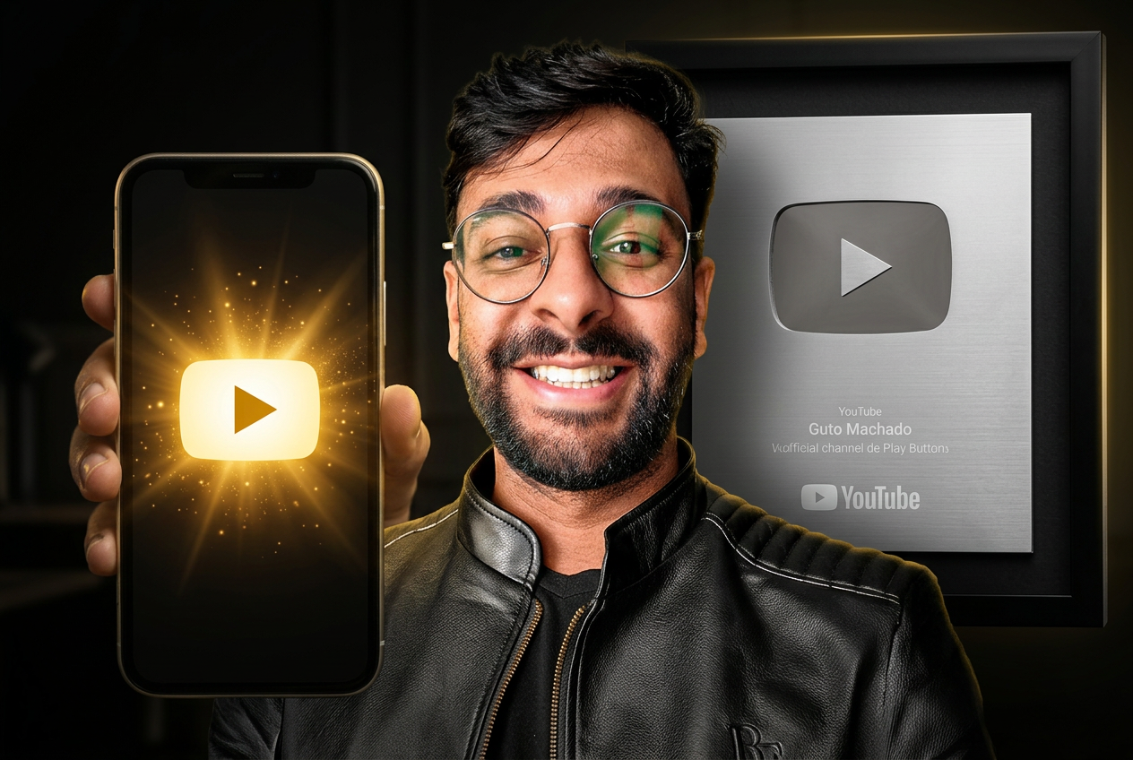Criador de conteúdo descobrindo o potencial do YouTube